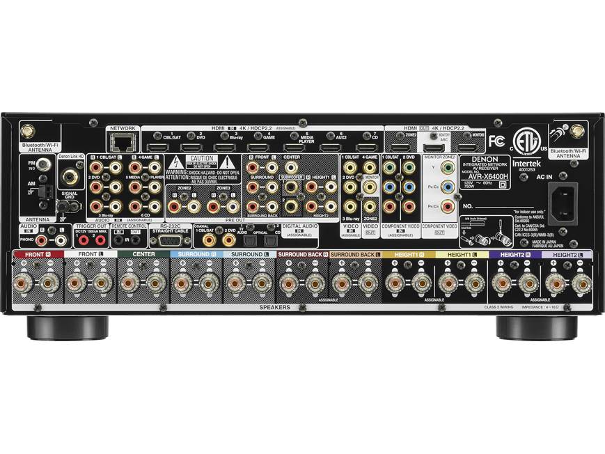 Denon AVR-X6400H IN-Command 11.2-channel home theatre receiver