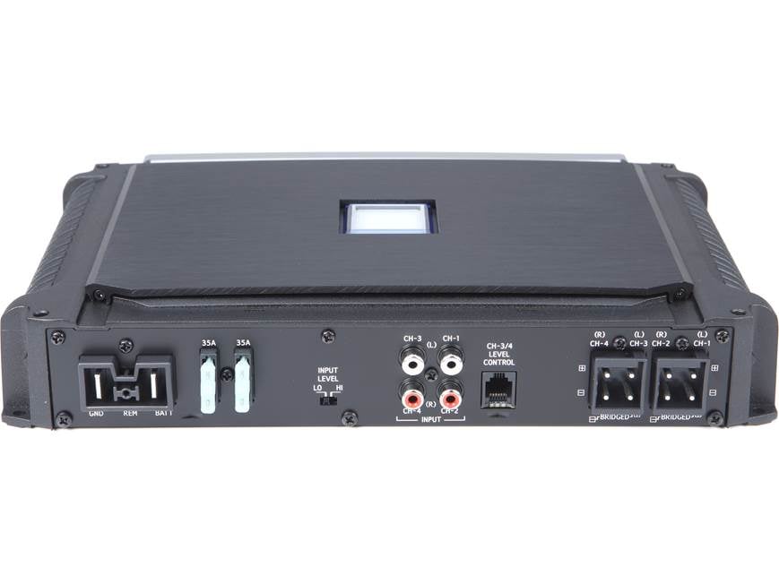 Alpine X-A70F X-Series 4-channel car amplifier — 120 watts RMS x 4