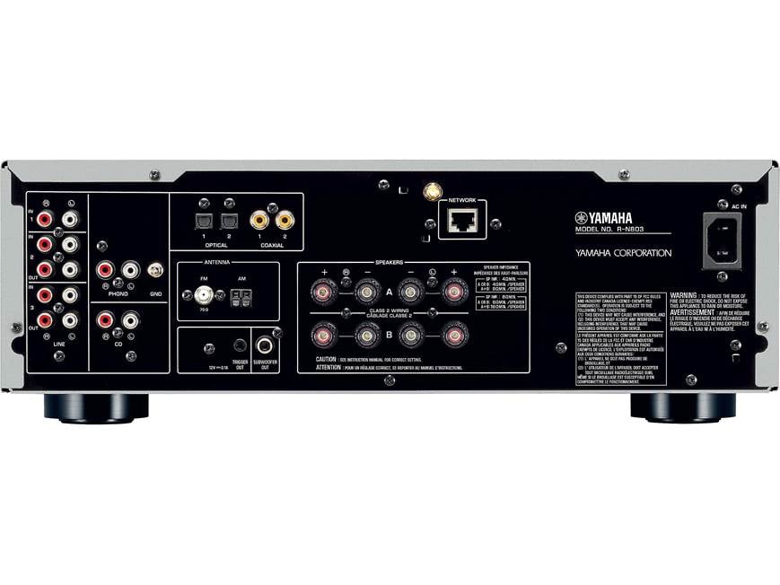 YAMAHAヤマハRN803ブラック Yamaha R-N803 Network stereo receiver with Wi-Fi®, Bluetooth®, and