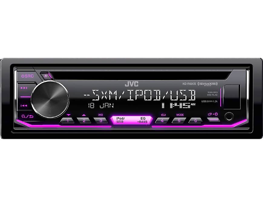 【中古】 JVC KD-R690S CDレシーバー - フロントUSB AUX入力 パンドラ SiriusXM対応 可変照明 JVC KD-R690S CD receiver at Crutchfield Canada