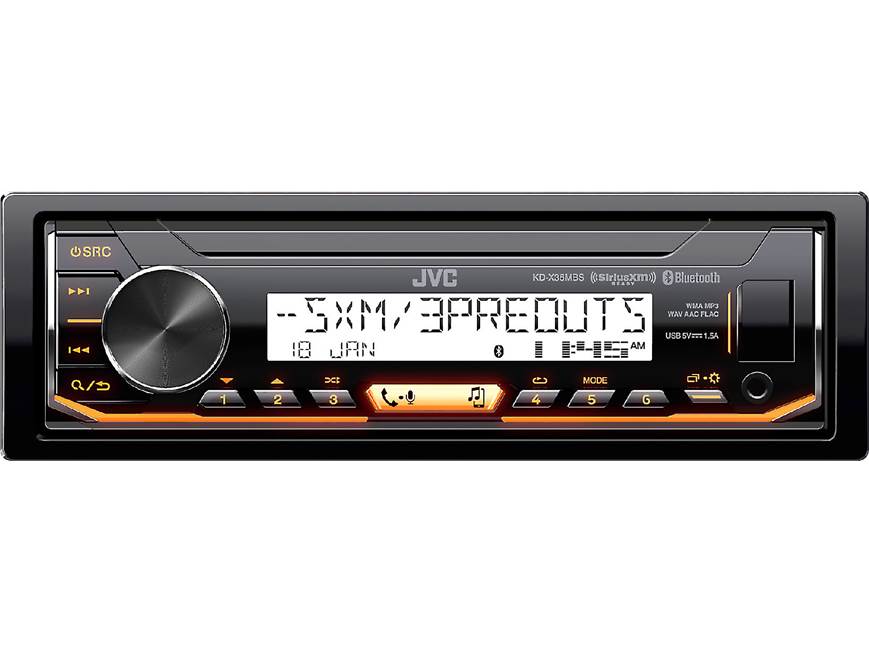 JVC KD-X35MBS Digital media receiver for Jeep, powersports, or