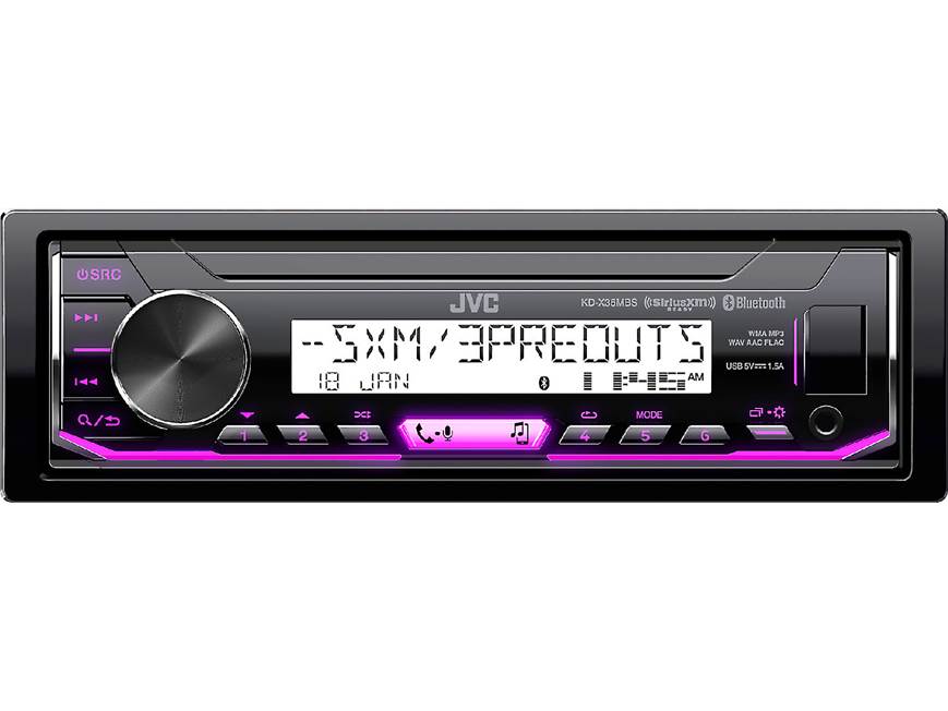 JVC KD-X35MBS Digital media receiver for Jeep, powersports, or