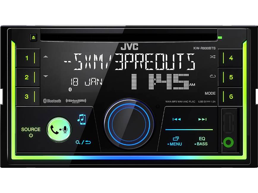 JVC KW-R930BTS CD receiver at Crutchfield Canada
