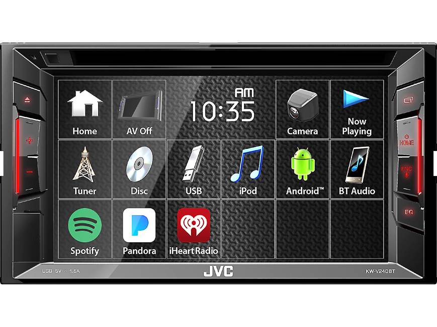 JVC KW-V240BT DVD receiver at Crutchfield Canada