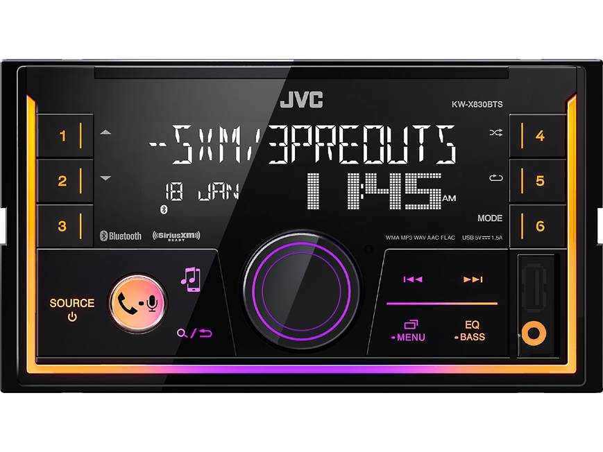 JVC KW-X830BTS Digital media receiver (does not play CDs) at