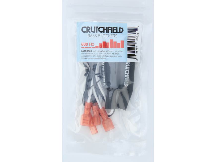 Buffer Gravity サイズ4(XL) Crutchfield Bass Blockers (600 Hz cut-off) Pair of inline