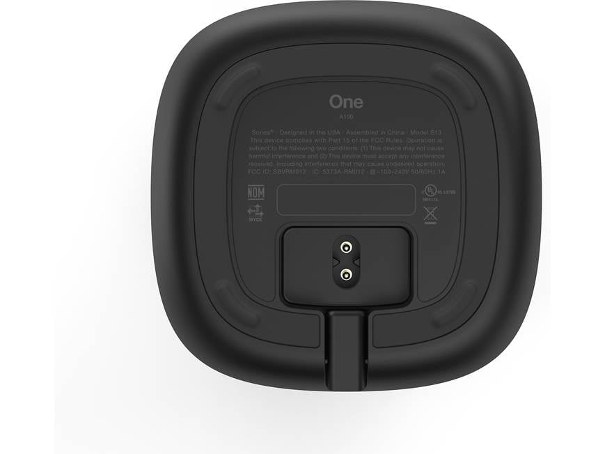 Sonos One (Black) Wireless streaming music speaker with built-in