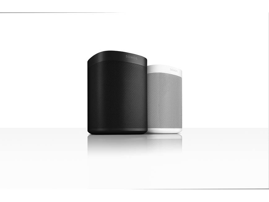Sonos One (Black) Wireless streaming music speaker with built-in