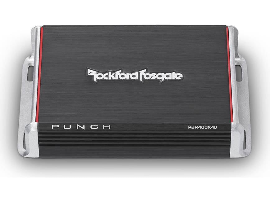 Rockford Fosgate Punch PBR400X4D Compact 4-channel car amplifier