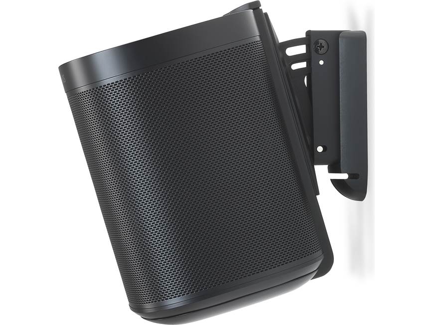 Flexson Wall Mounts for Sonos One (Black) One pair of mounts