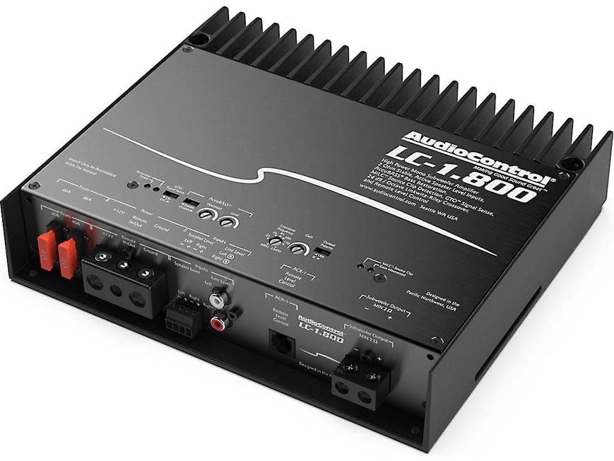 AudioControl LC-1.800 Mono subwoofer amplifier — 800 watts RMS at