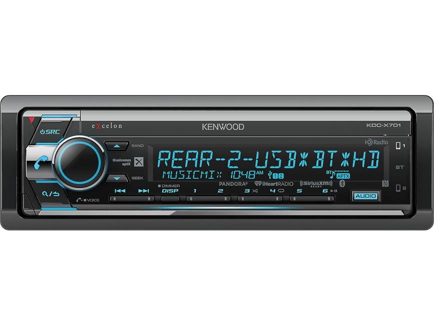 Kenwood Excelon KDC-X701 CD receiver at Crutchfield Canada