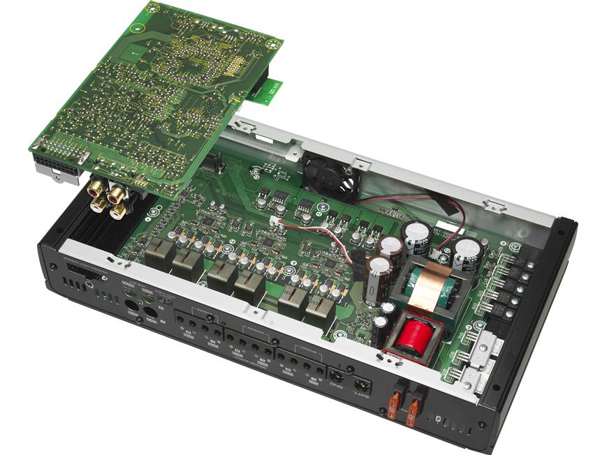 Kenwood Excelon XR600-6DSP 6-channel car amplifier with digital