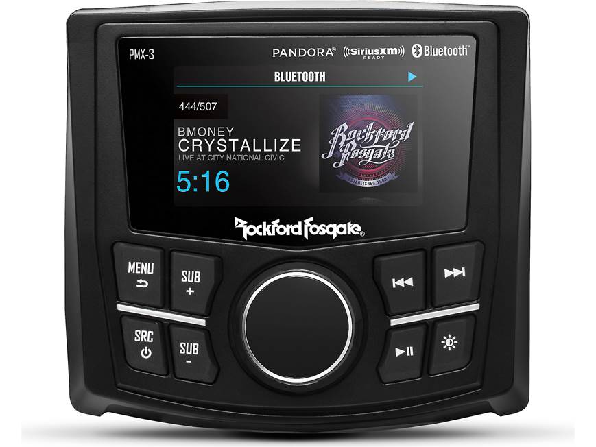 Rockford Fosgate PMX-3 Marine digital media receiver with