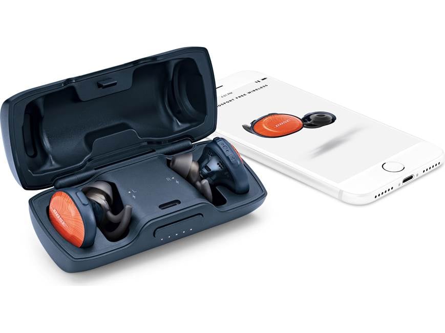 Bose® SoundSport® Free wireless headphones (Bright Orange/Midnight