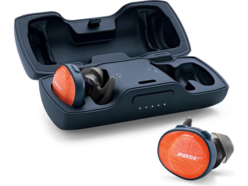 Bose® SoundSport® Free wireless headphones (Bright Orange/Midnight