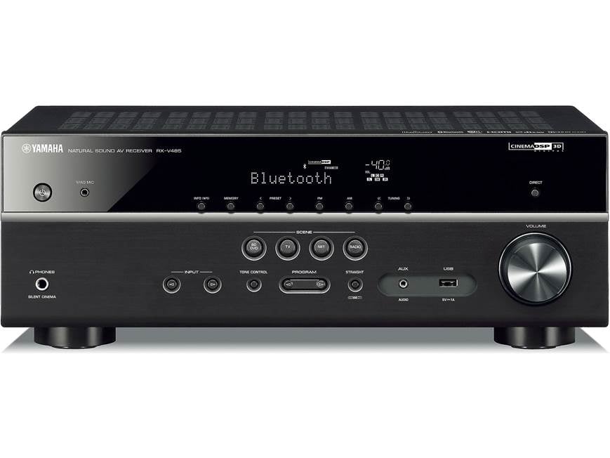 Yamaha RX-V485 5.1-channel home theatre receiver with Wi-Fi