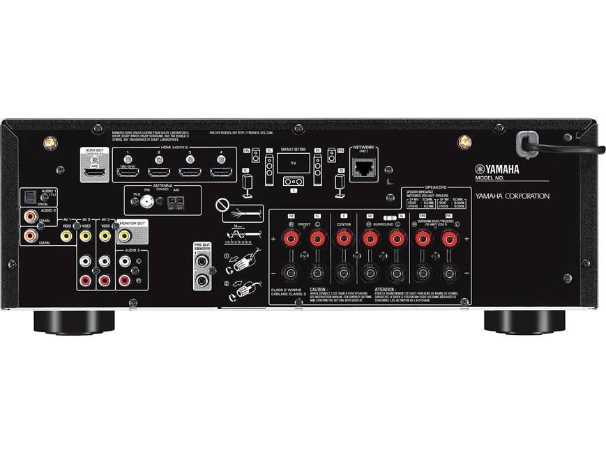 YAMAHA RX-V585 AVアンプ Yamaha RX-V585 7.2-channel home theatre receiver with Wi-Fi