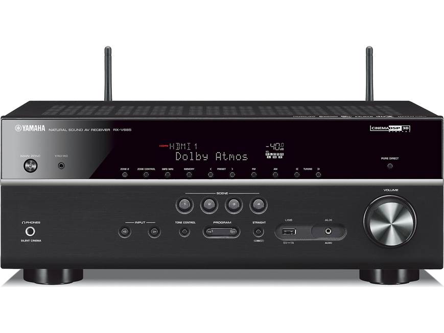 Yamaha RX-V685 7.2-channel home theatre receiver with Wi-Fi