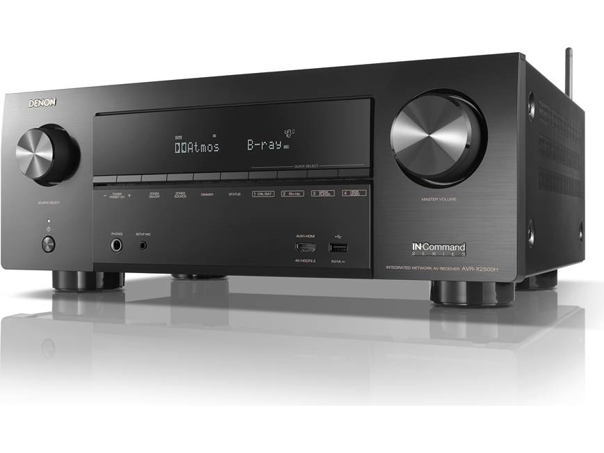 Denon AVR-X2500H 7.2-channel home theatre receiver with Wi-Fi
