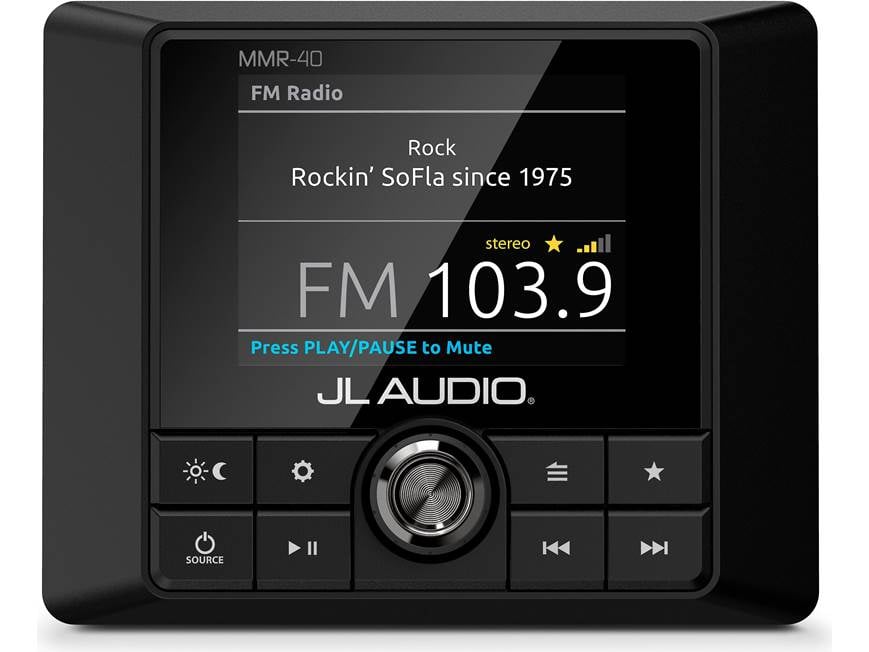 JL Audio MMR-40 Wired NMEA 2000 marine remote control for JL Audio