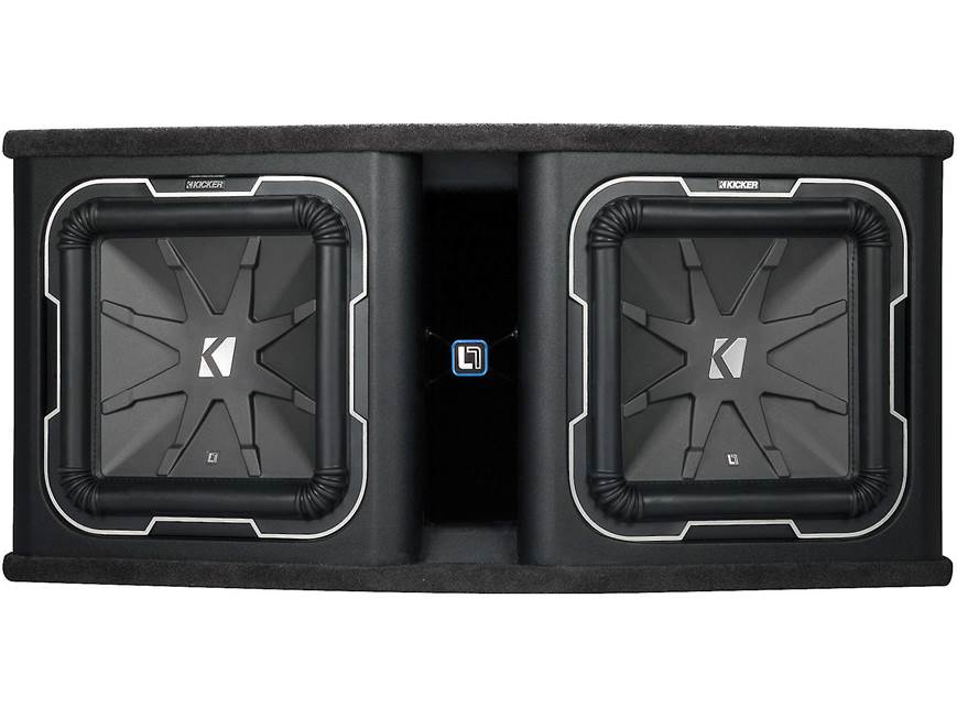 Kicker Q-Class 41DL7122 (Black/Light Gray) Ported enclosure with
