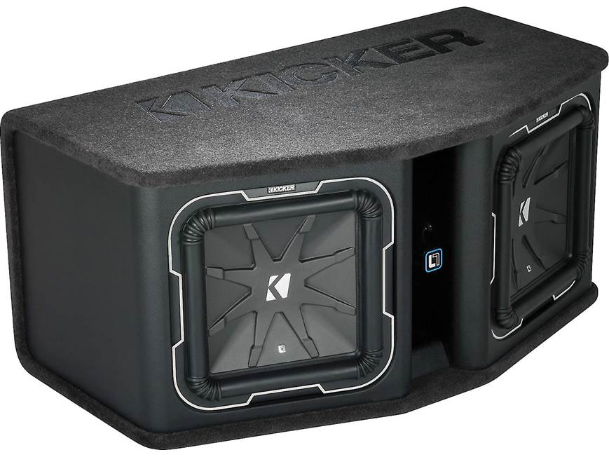 Kicker Q-Class 41DL7122 (Black/Light Gray) Ported enclosure with