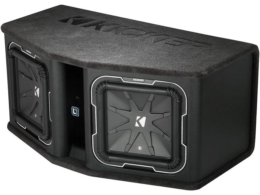 Kicker Q-Class 41DL7122 (Black/Light Gray) Ported enclosure with
