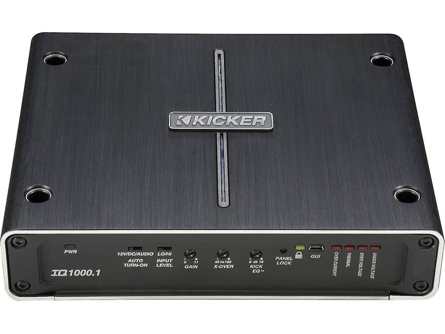 Kicker 42IQ1000.1 Q-Class mono subwoofer amplifier with digital