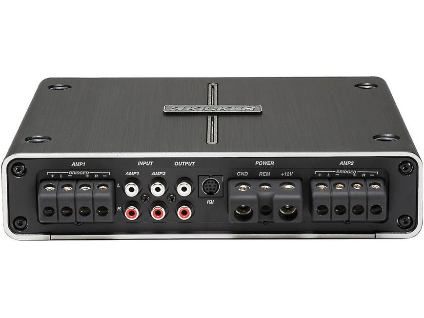 【２台込み】kicker アンプ　IQ500.4 Q-CLASS Kicker 42IQ500.4 Q-Class 4-channel car amplifier with digital