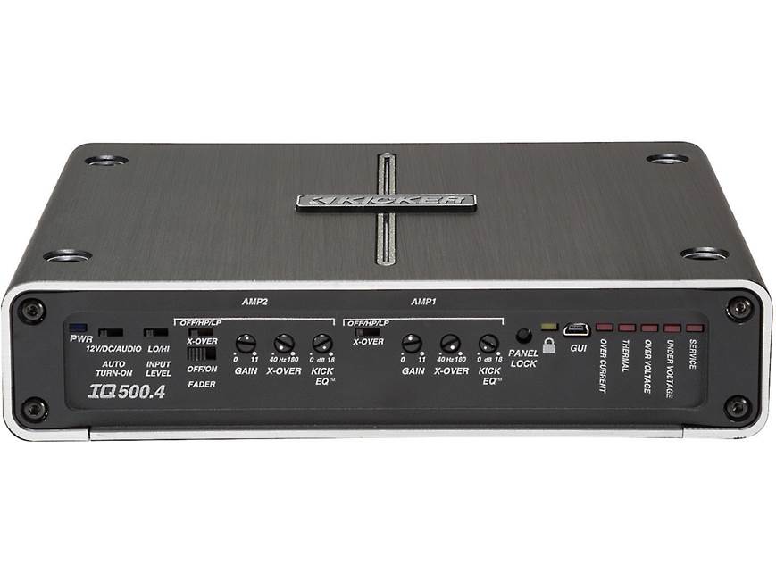 Kicker 42IQ500.4 Q-Class 4-channel car amplifier with digital