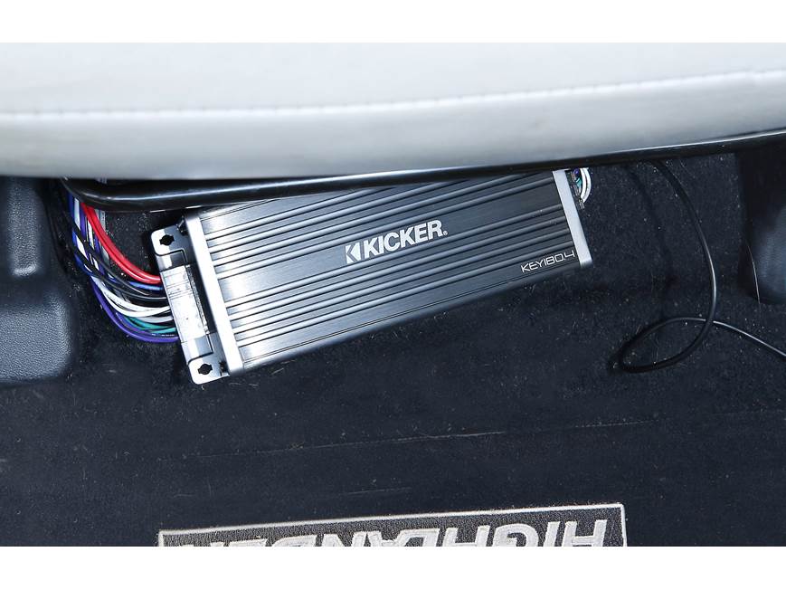 Kicker KEY180.4 Compact 4-channel car amplifier with automatic
