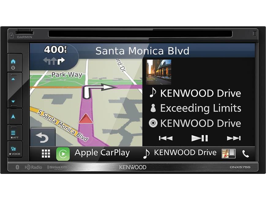 Kenwood DNX575S Navigation receiver at Crutchfield Canada