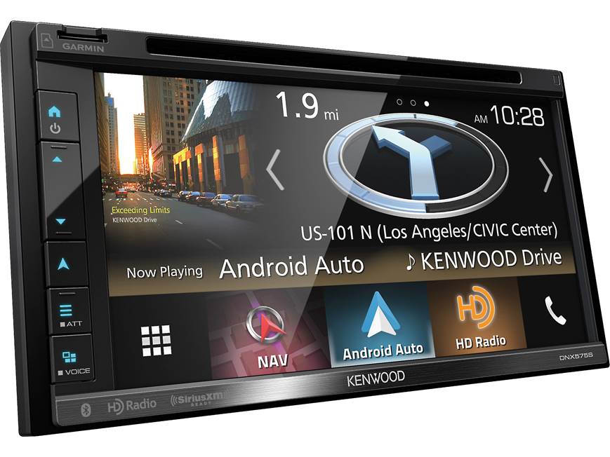 Kenwood DNX575S Navigation receiver at Crutchfield Canada