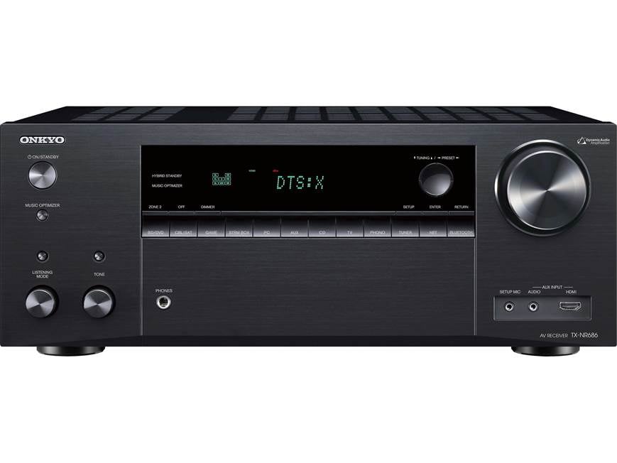 Onkyo TX-NR686 7.2-channel home theatre receiver with Wi-Fi