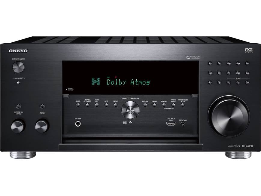 Onkyo TX-RZ830 9.2-channel home theatre receiver with Wi-Fi