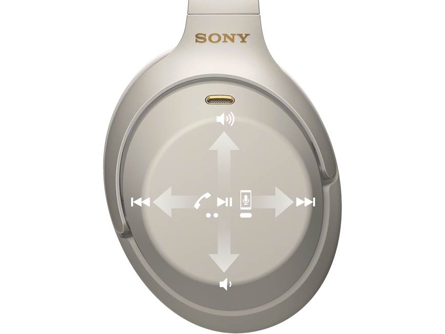 Sony WH-1000XM3 (Silver) Over-ear Bluetooth® wireless noise