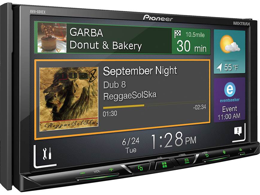 Pioneer AVH-601EX DVD receiver at Crutchfield Canada