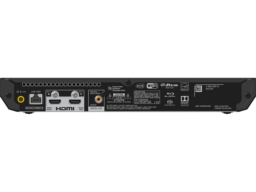 Sony UBP-X700 4K Ultra HD Blu-ray player with Wi-Fi® at