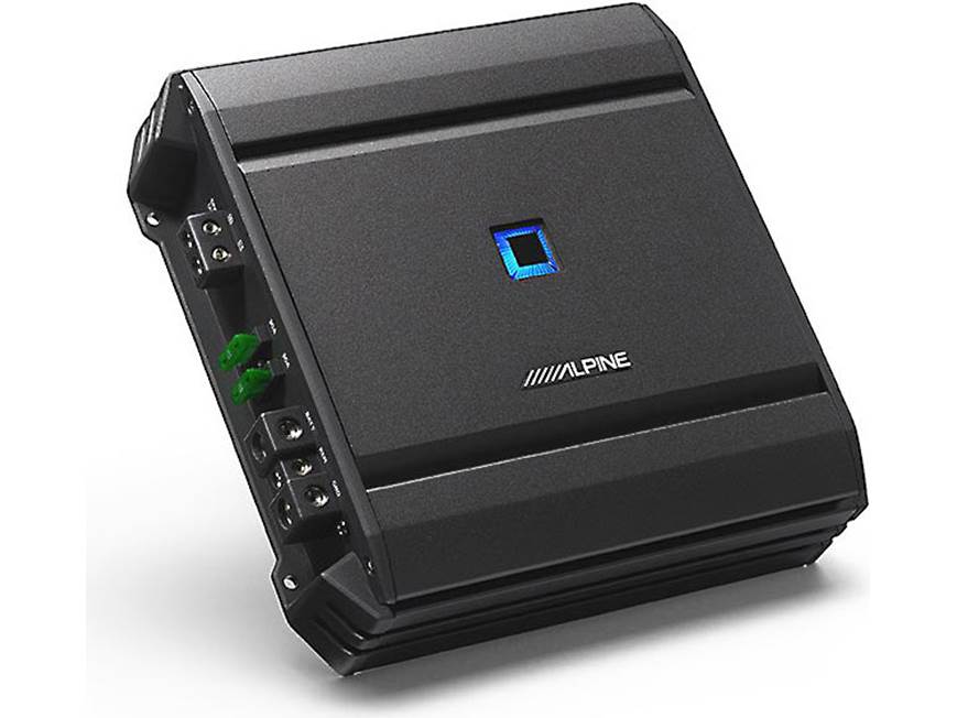 Alpine S-A60M S-Series mono subwoofer amplifier — 600 watts RMS x