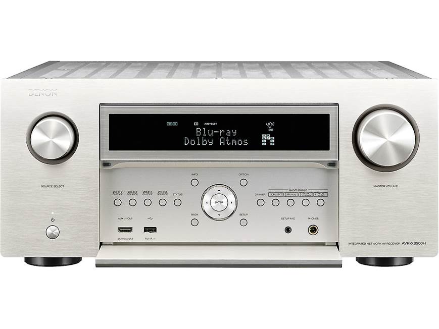 Denon AVR-X8500H (Silver) 13.2-channel home theatre receiver with