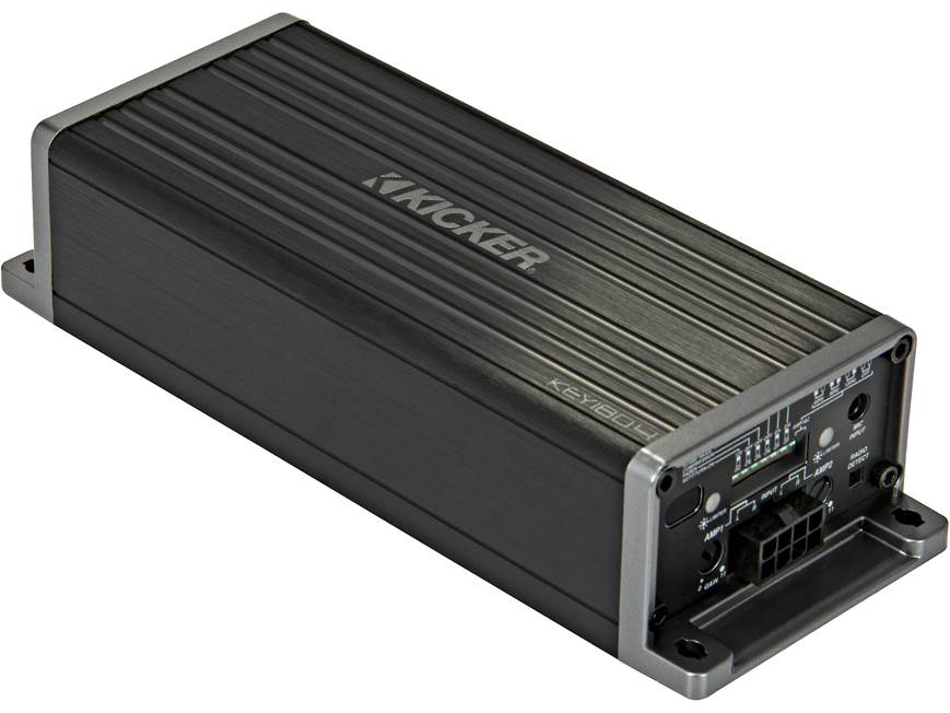 Kicker KEY180.4 Compact 4-channel car amplifier with automatic