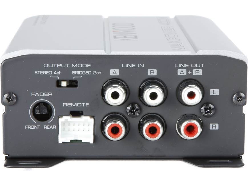 Kenwood KAC-M1824BT Compact 4-channel amplifier with Bluetooth