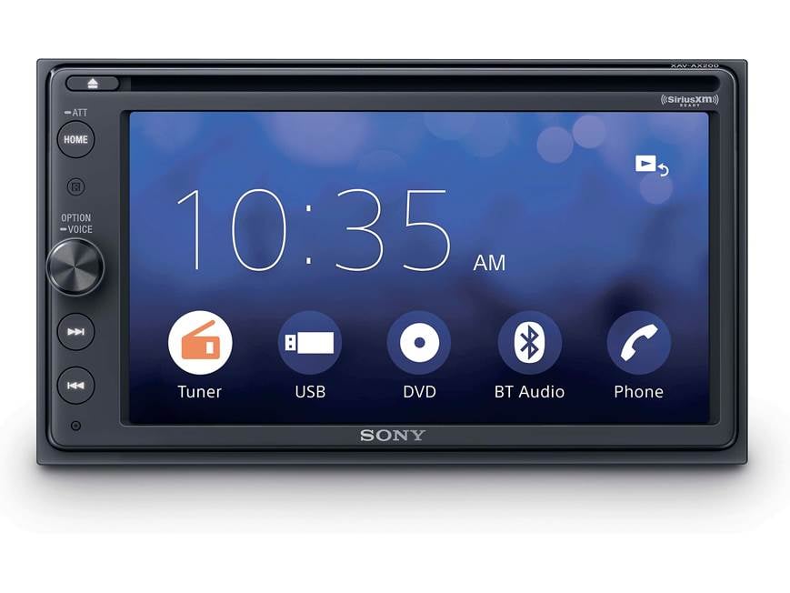Sony XAV-AX200 DVD receiver at Crutchfield Canada