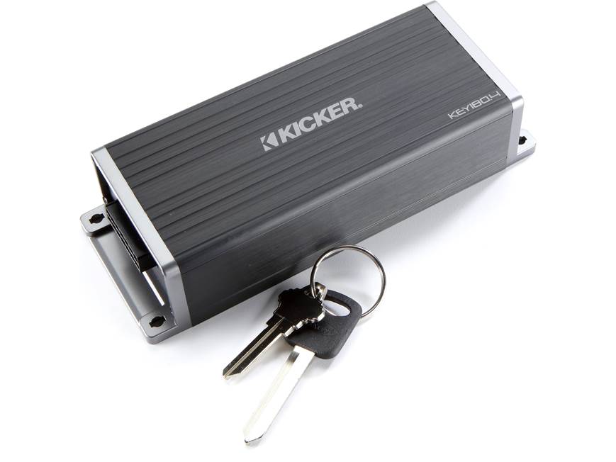 Kicker KEY180.4 Compact 4-channel car amplifier with automatic