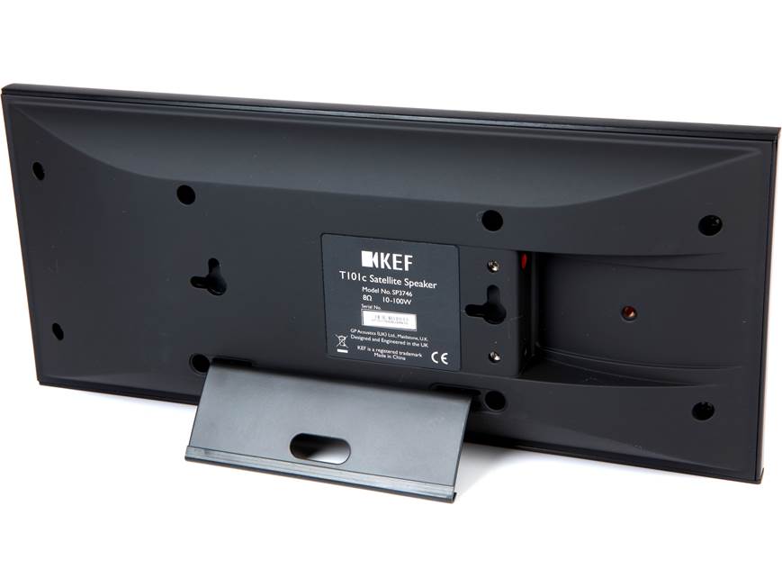 KEF T101C Ultra-thin wall-mountable centre channel speaker at