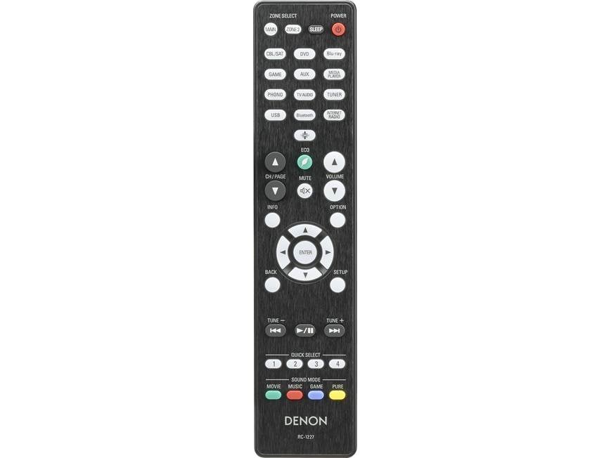 Denon AVR-X1600H 7.2-channel home theatre receiver with Wi-Fi