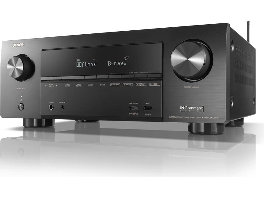 DENON レシーバー　AVR x1600H ブラック Denon AVR-X2600H (2019 model) 7.2-channel home theatre receiver
