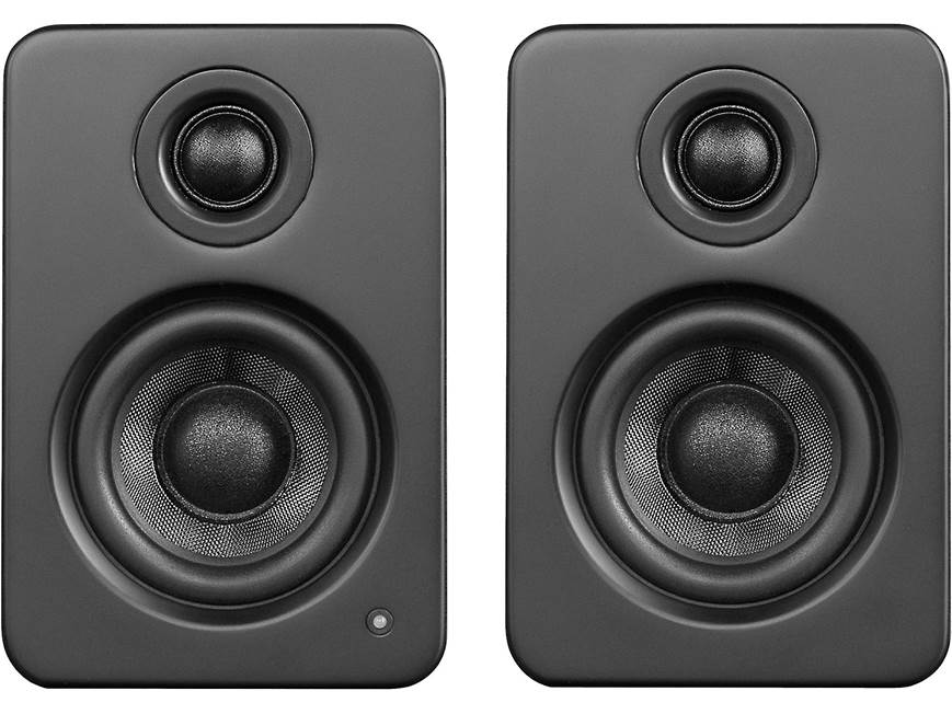 Kanto YU2 (Matte Black) Powered desktop stereo speaker system