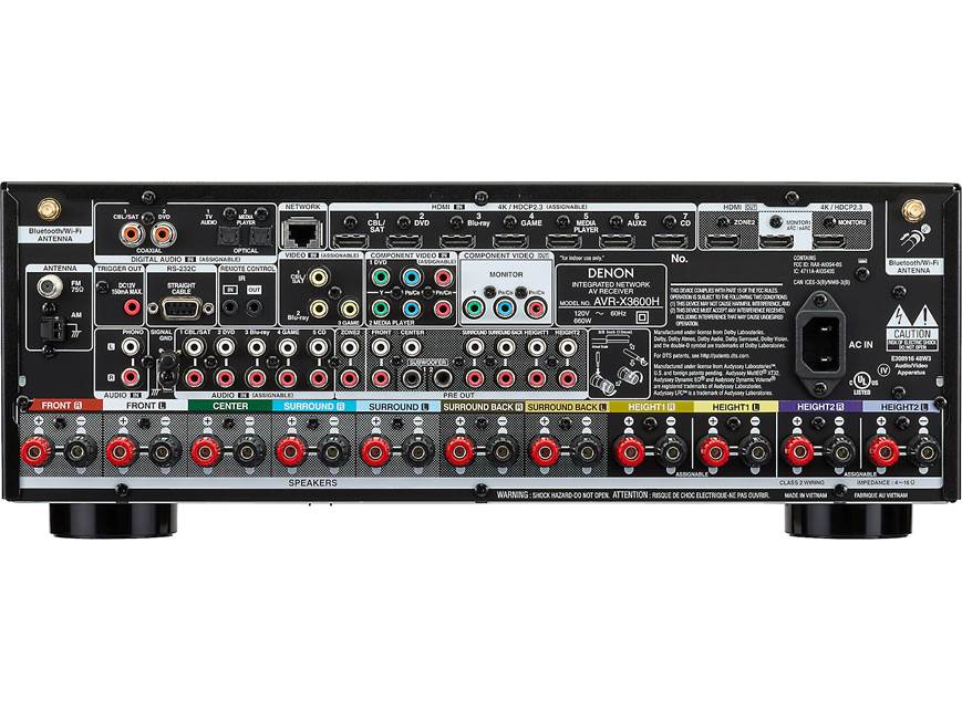 Denon AVR-X3600H (2019 model) 9.2-channel home theatre receiver